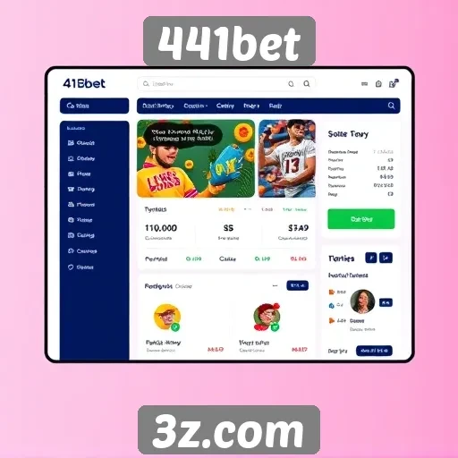 Avaliação da interface do usuário do site 441bet